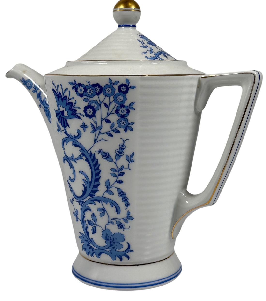 Mid-Century Heinrich Selb Bavaria – Lumina Blau Coffee Pot