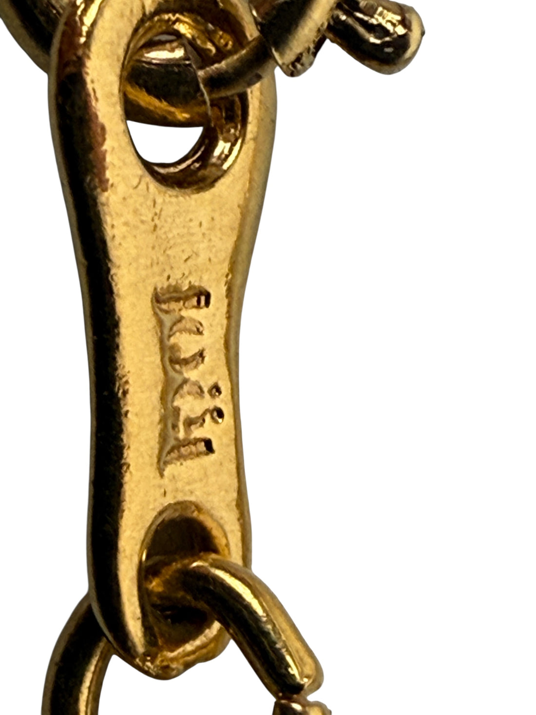 Bracelet Joël doré vintage – Maillons ovales texturés