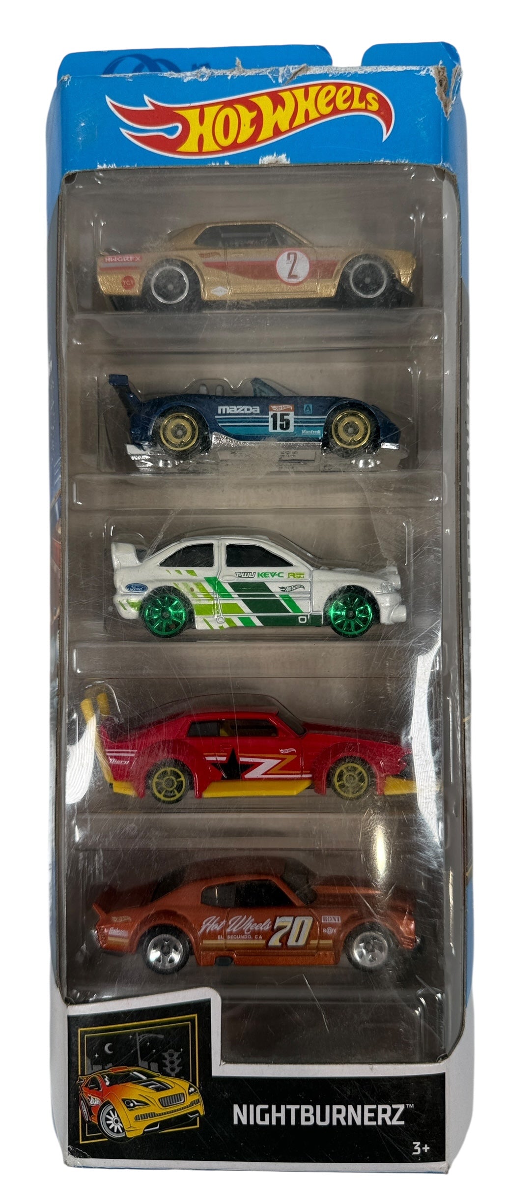 Hot Wheels Nightburnerz 5-Pack – Mint Sealed, JDM Edition 2018