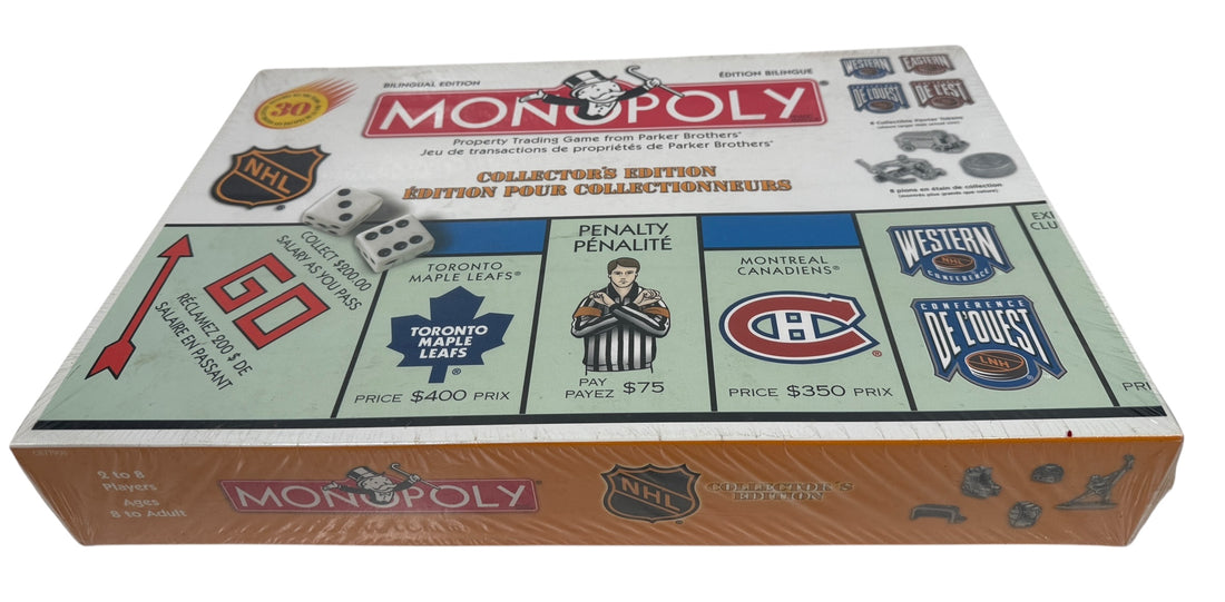 1999 NHL Monopoly Collector’s Edition – Bilingual, Sealed