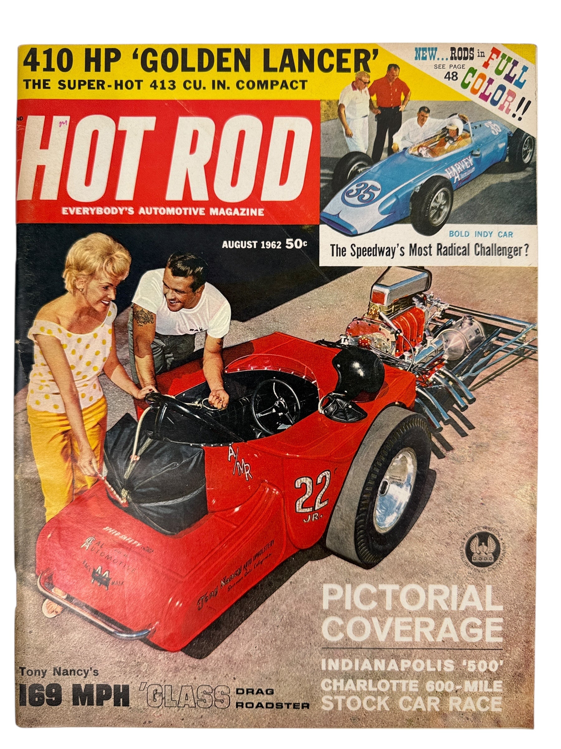 1962 Hot Rod Magazine Lot Aug & Oct – Tony Nancy Dragster & '63