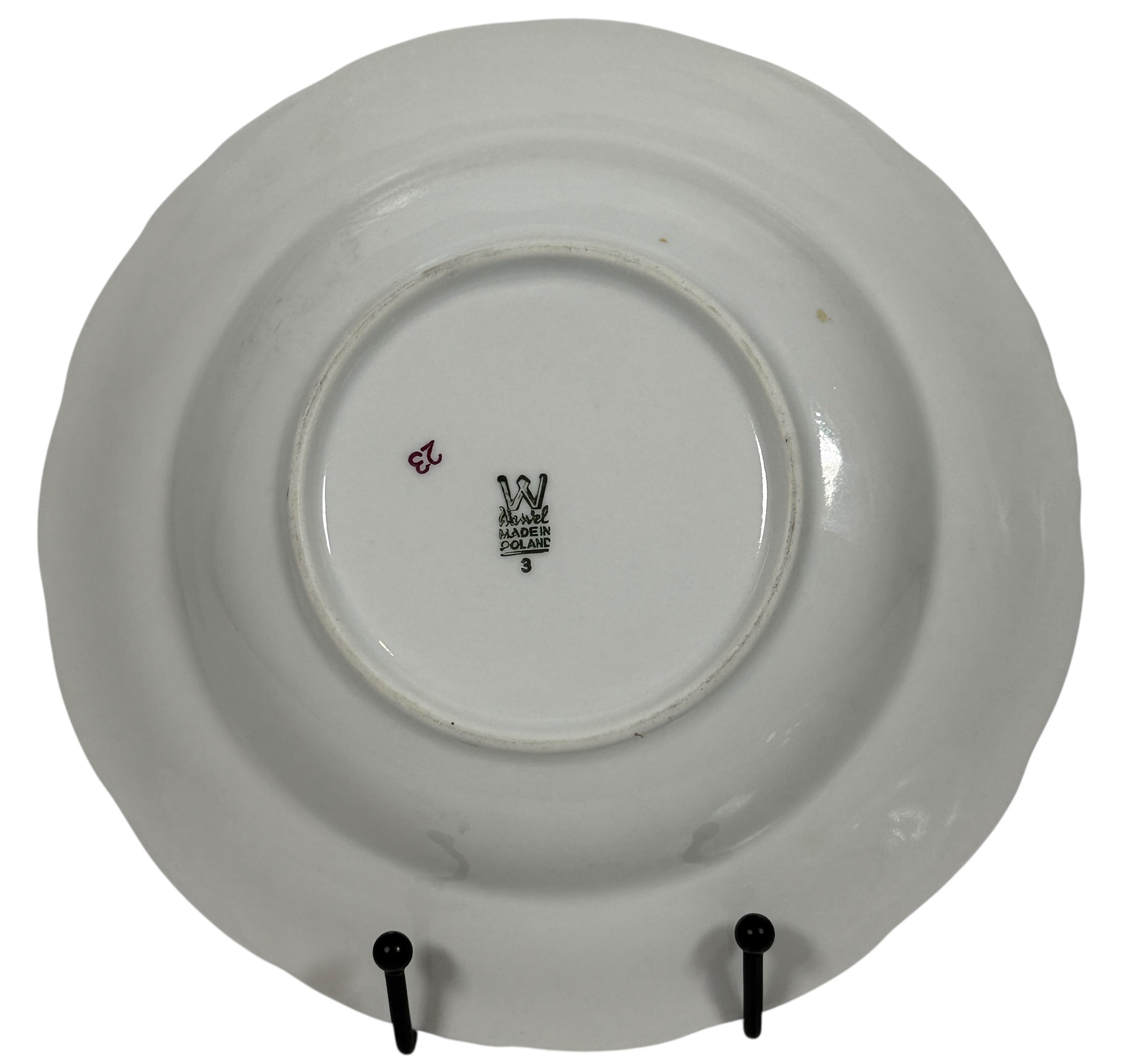 Bols vintage en porcelaine de Wawel – Motif rose jaune, lot de quatre