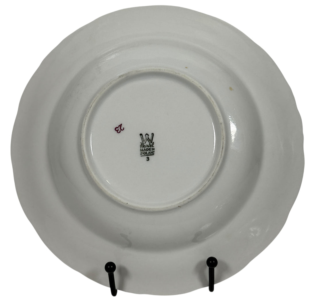 Bols vintage en porcelaine de Wawel – Motif rose jaune, lot de quatre