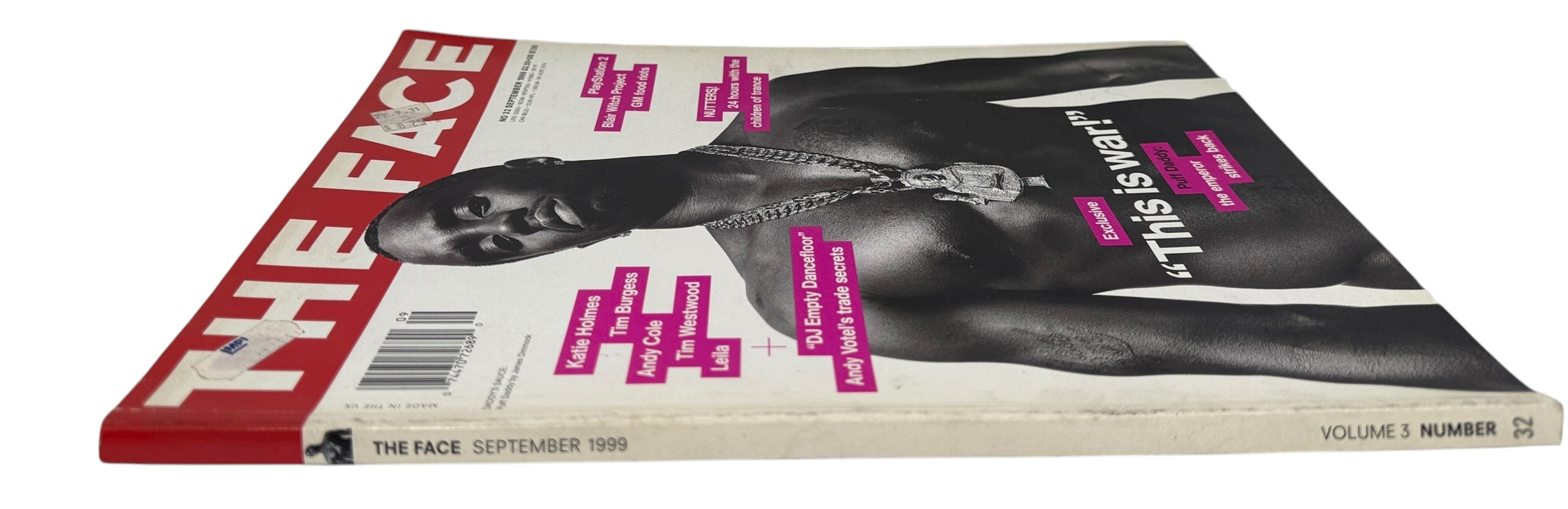 The Face Magazine n° 32, septembre 1999, Puff Daddy, « C'est la guerre ! »