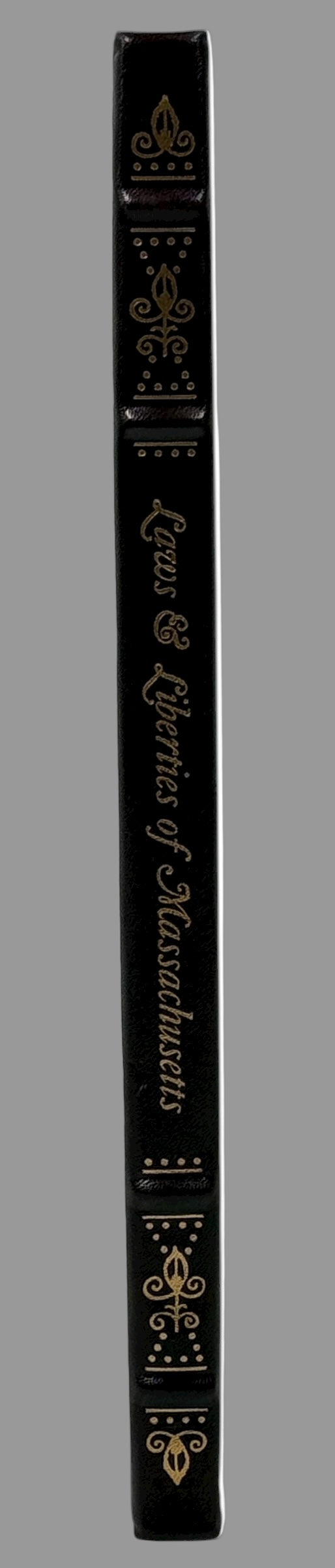 Éditions Gryphon, Lois et libertés du Massachusetts, reliure cuir