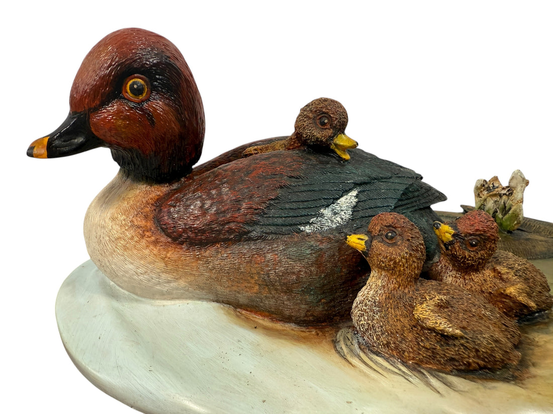 Bossons Crown Collection – “First Outing” Golden Eye Ducks (1980) Hand-Painted. #42