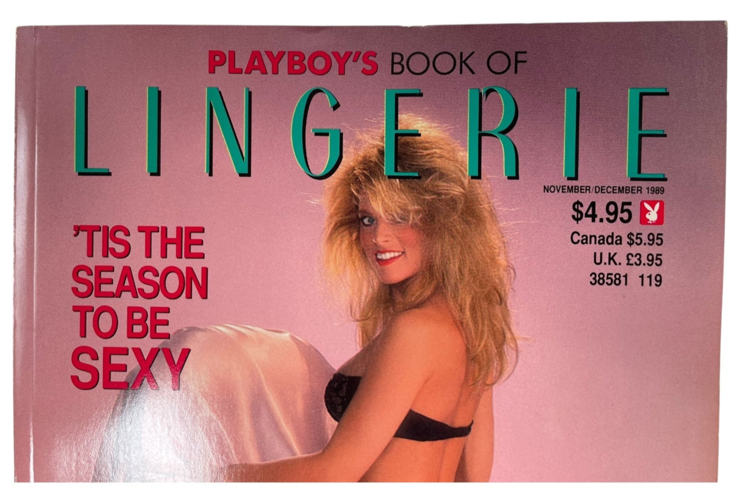 Magazine Playboy Lingerie 1989 – Numéro spécial vintage de novembre/décembre.