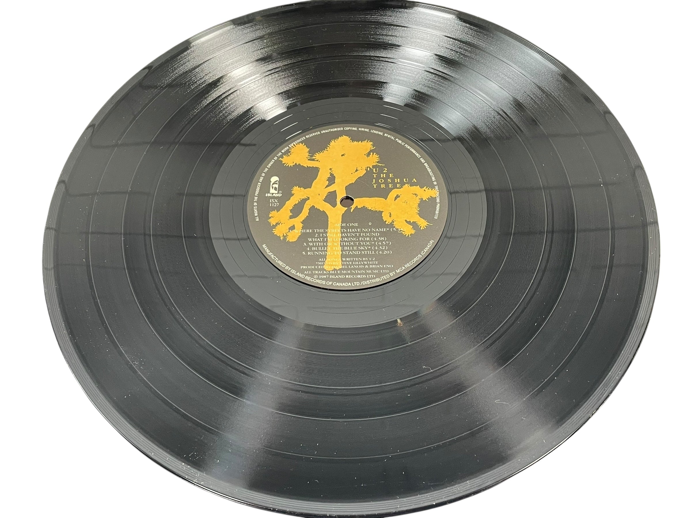 U2 – The Joshua Tree (1987, premier pressage canadien, ISX 1127) Pochette : NM, Album M