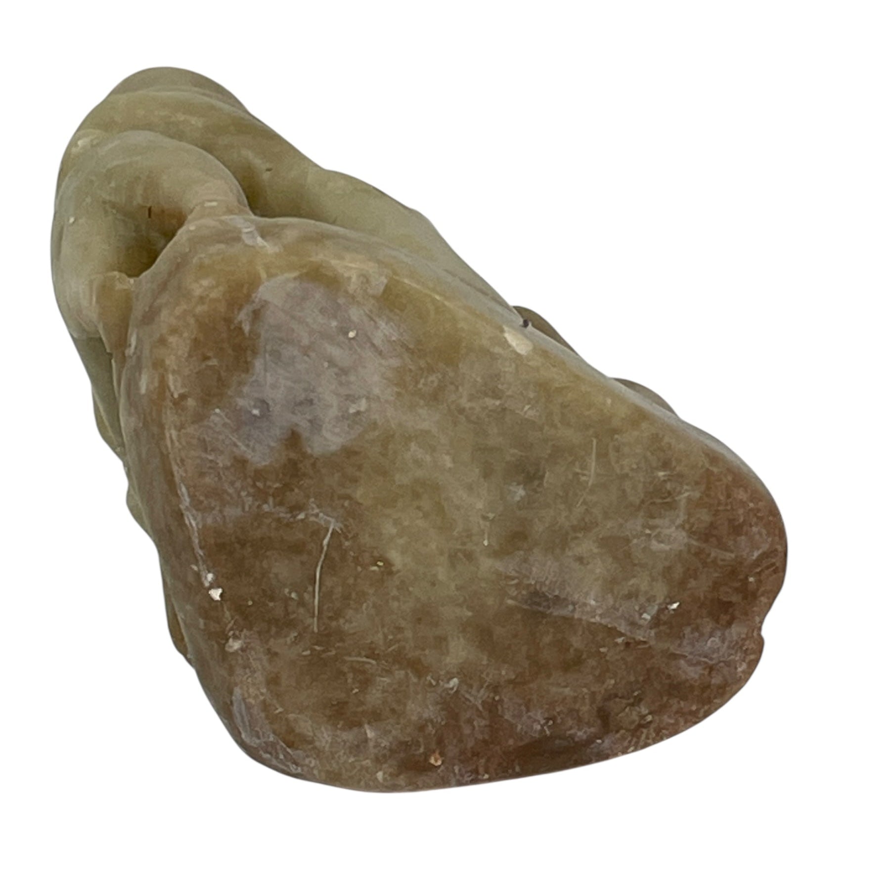 Hand-Carved Stone Monkey Figurine – 2.5" Tall