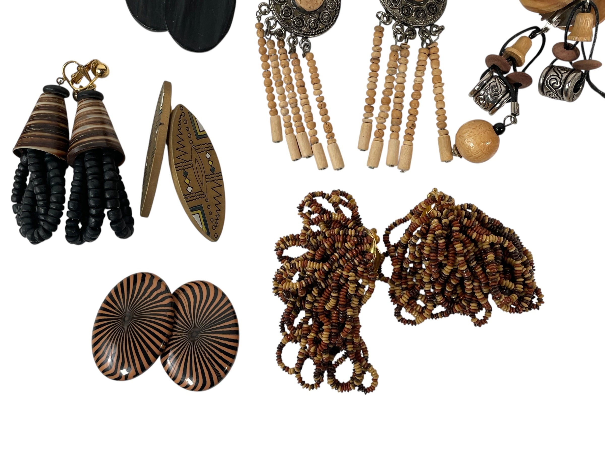 1980s–90s Statement Earrings Lot – 15 Bold Vintage Pairs