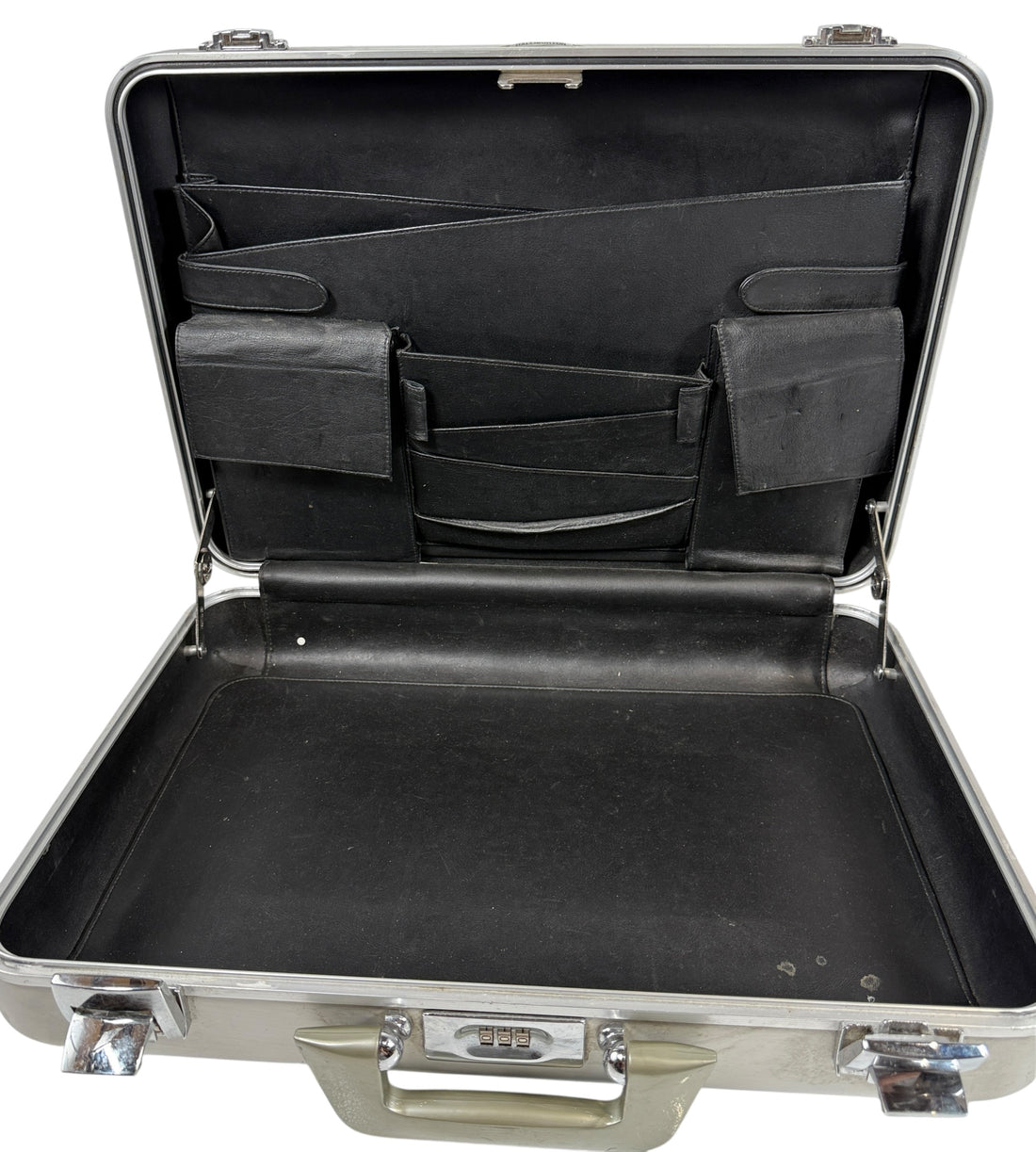 Vintage Zero Halliburton Aluminum Attaché Case – Combination Lock, File Dividers