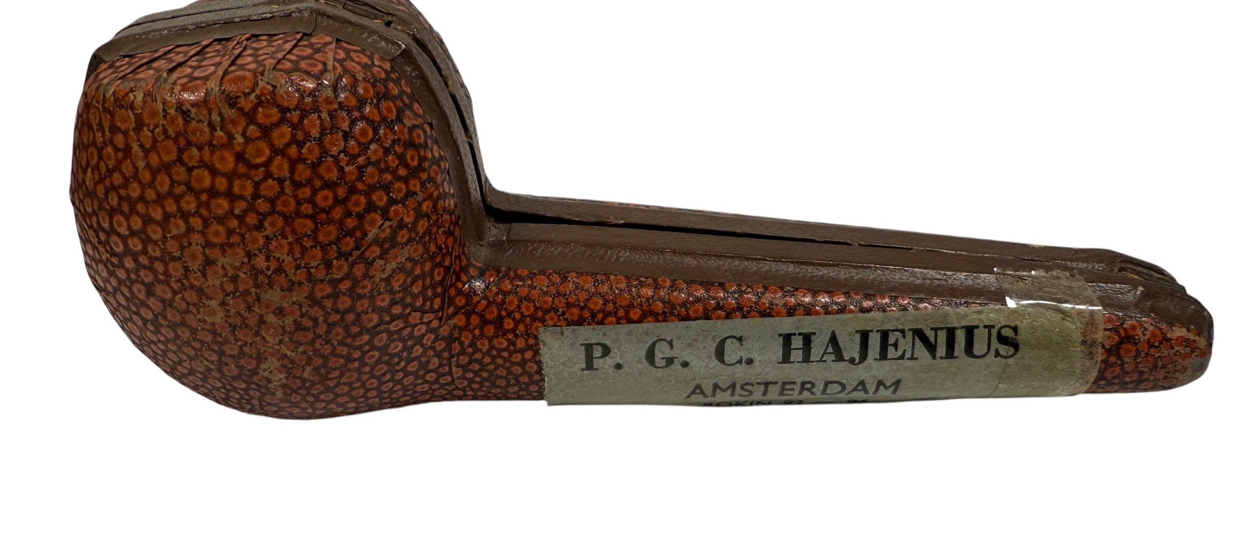 Vintage P.G.C. Hajenius Amsterdam Meerschaum Pipe & Fitted Case