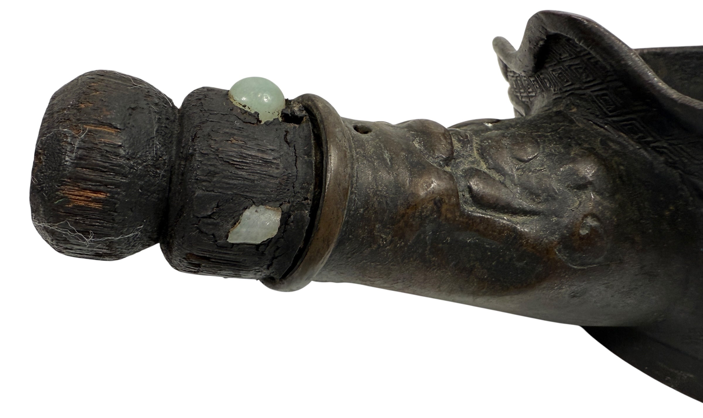 Early-20th Century Chinese Cast Iron Clothes Iron – 8” Reproduction