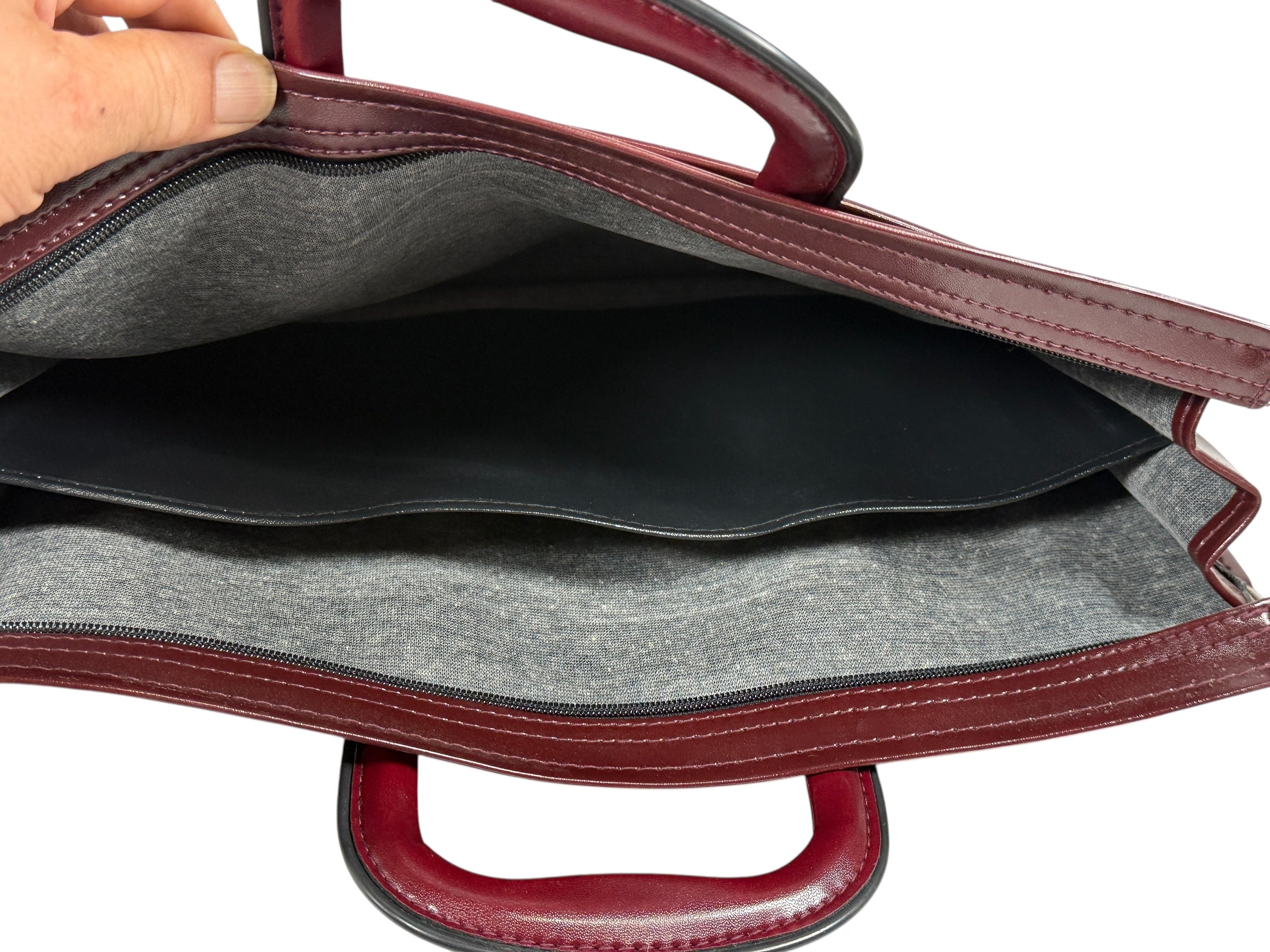 Vintage Air Canada Flight Safety Vinyl Document Bag – Burgundy