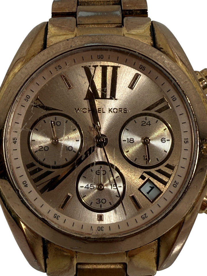 Michael Kors Bradshaw Mini MK5799 Rose-Gold Chronograph Watch, 36mm