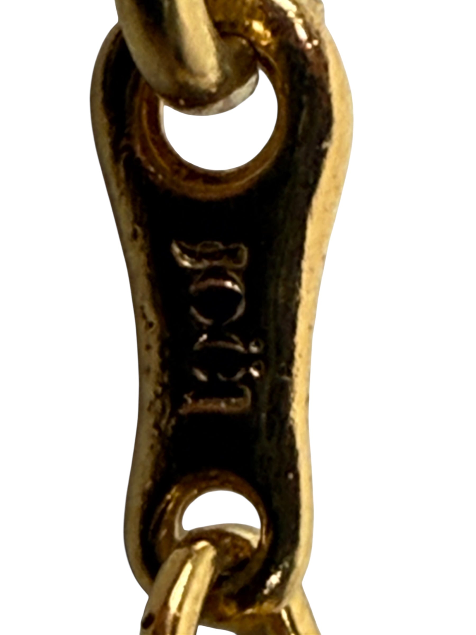 Bracelet Joël doré vintage – Maillons ovales texturés