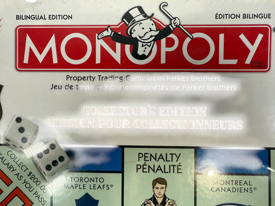 1999 NHL Monopoly Collector’s Edition – Bilingual, Sealed
