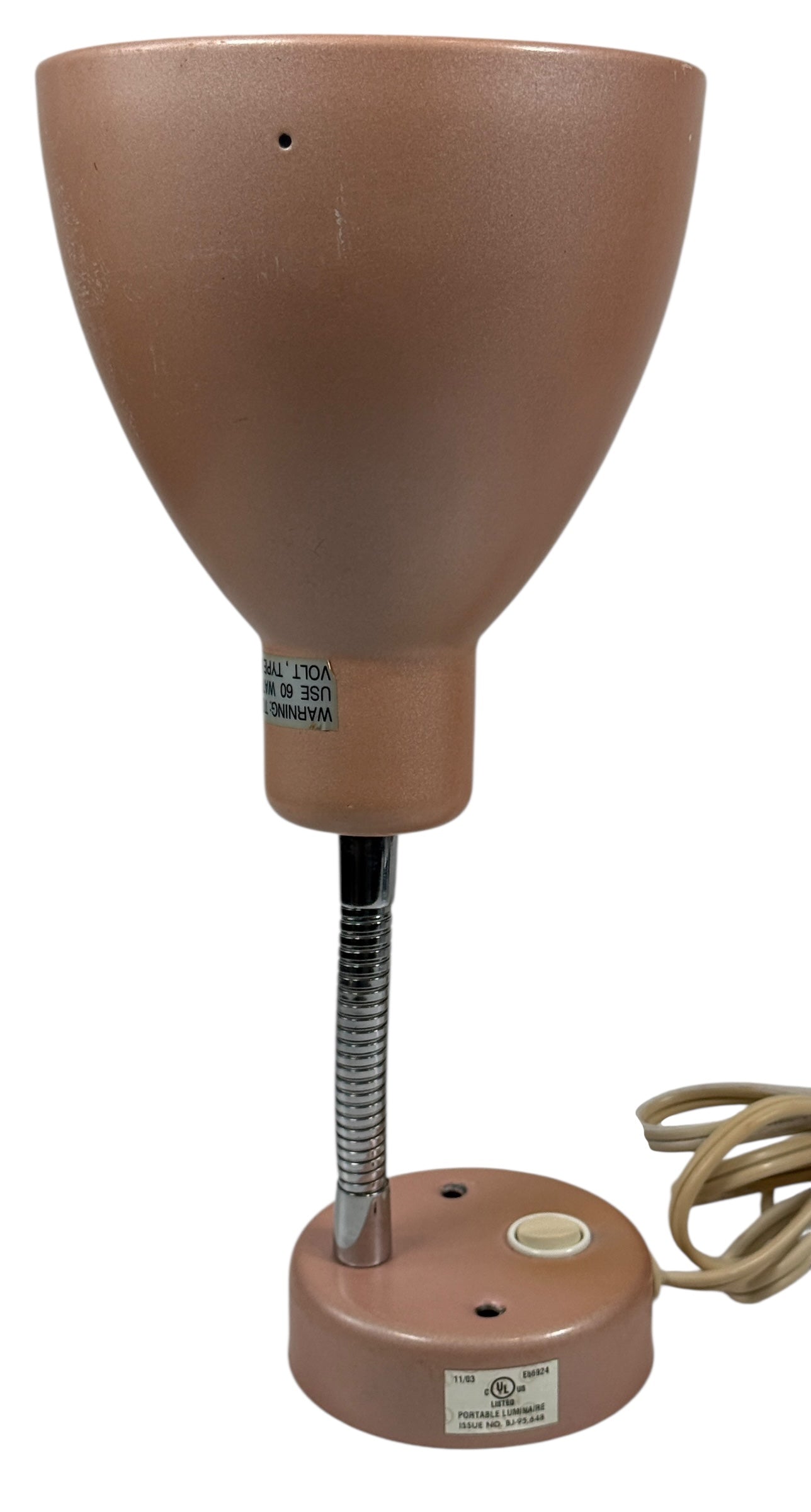 Vintage IKEA KUSLIG Wall Lamp – Retro Pink Adjustable Spotlight, Discontinued