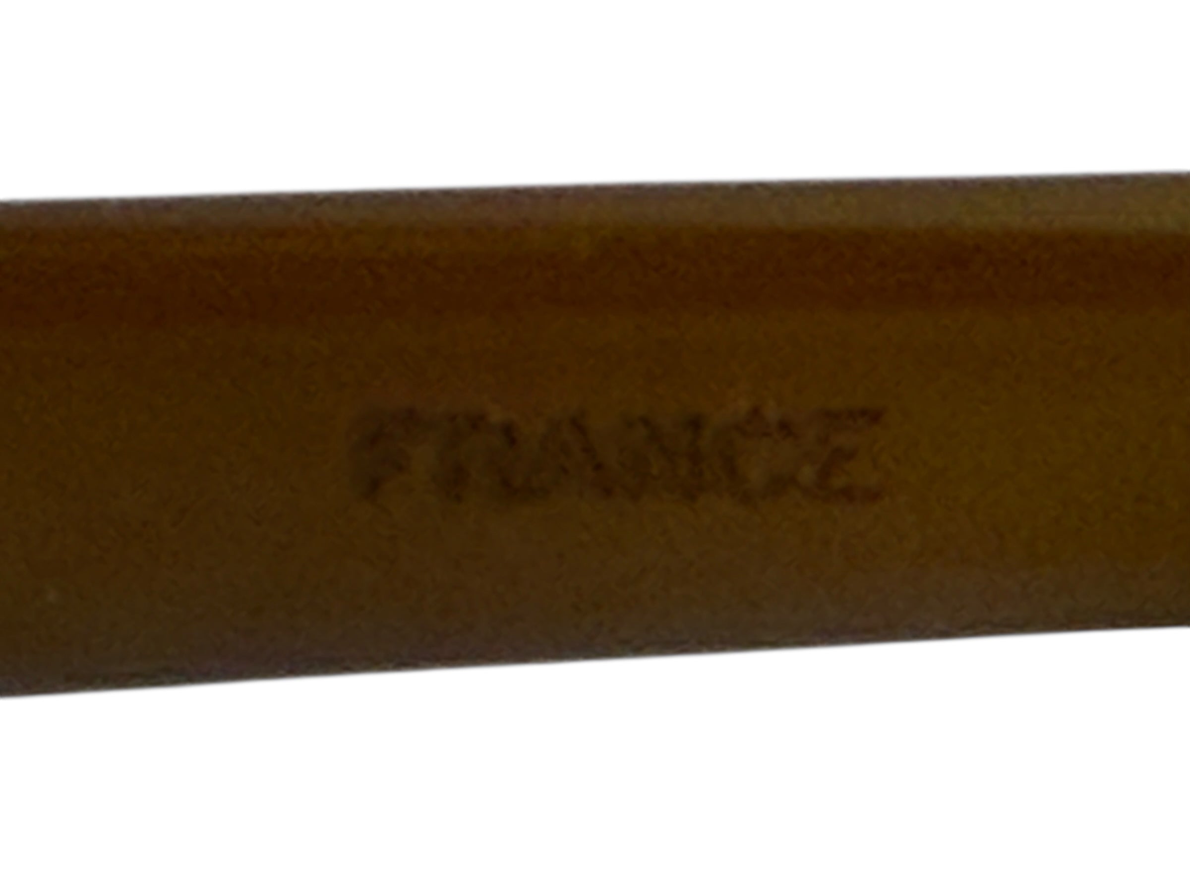 Vintage Pouilloux Sunglasses with Case – Amber Acetate Frame, P Logo Hinges, Made in France