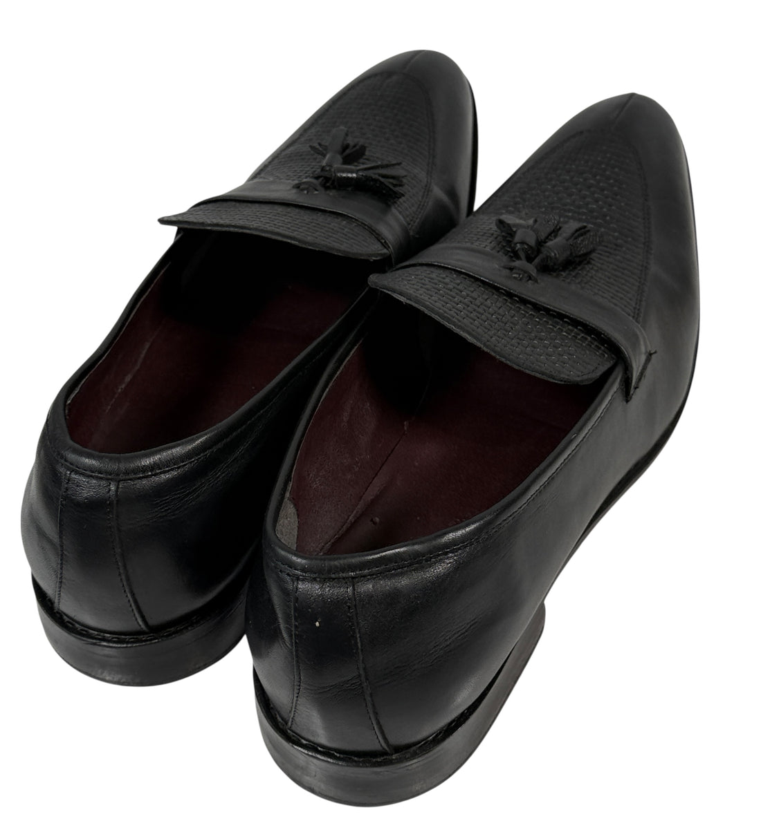 J.M. Weston Tassel Loafers – Black Leather EU 46 (Made in France)