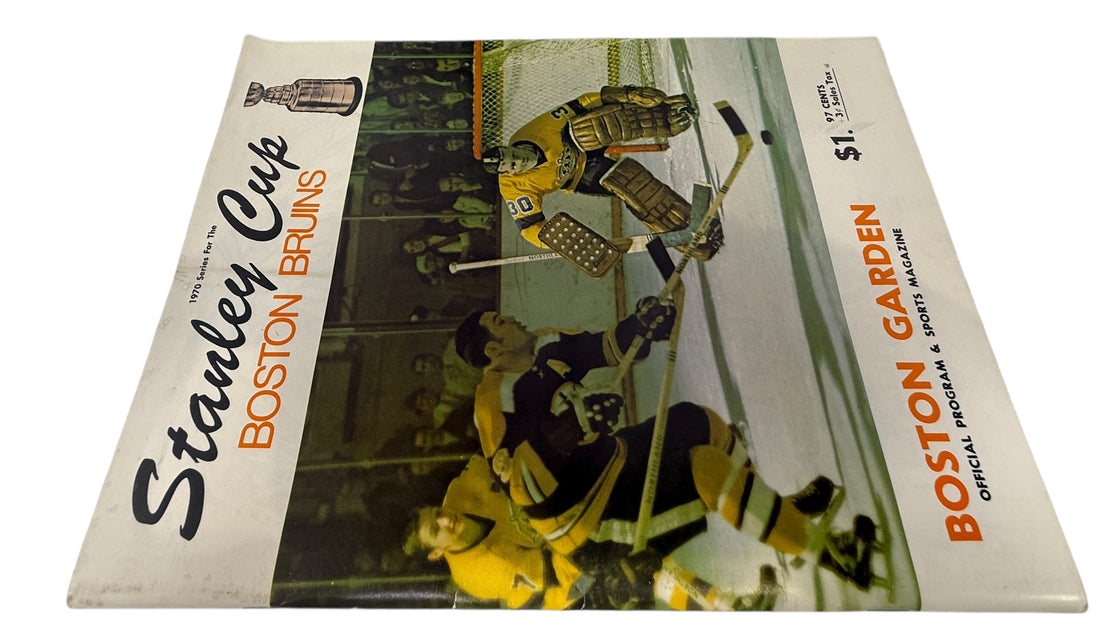 1970 Boston Bruins Stanley Cup Finals Program – Bobby Orr Era