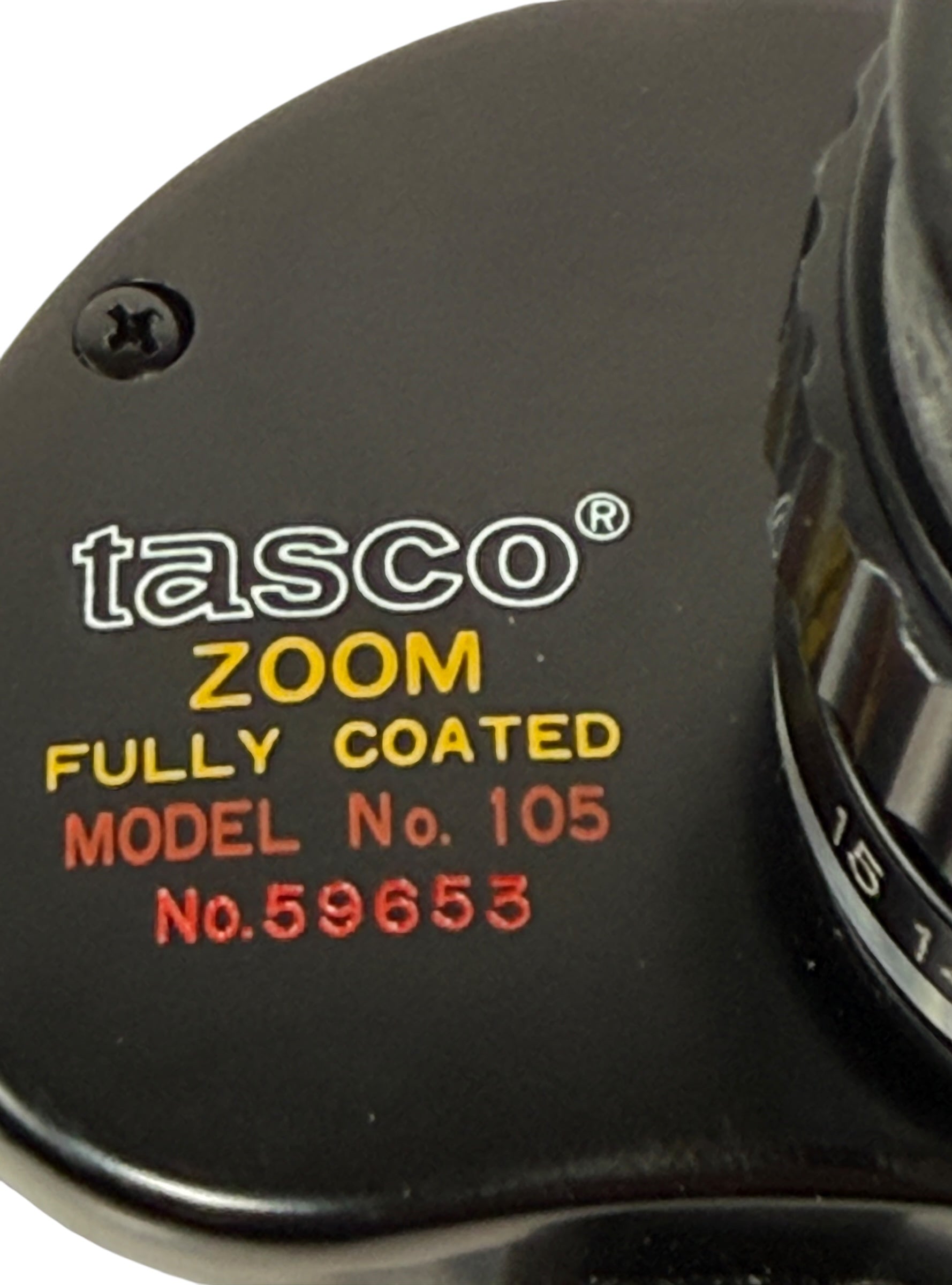 Jumelles zoom vintage Tasco n° 5685 – Grand angle 8x–15x50 avec étui d'origine