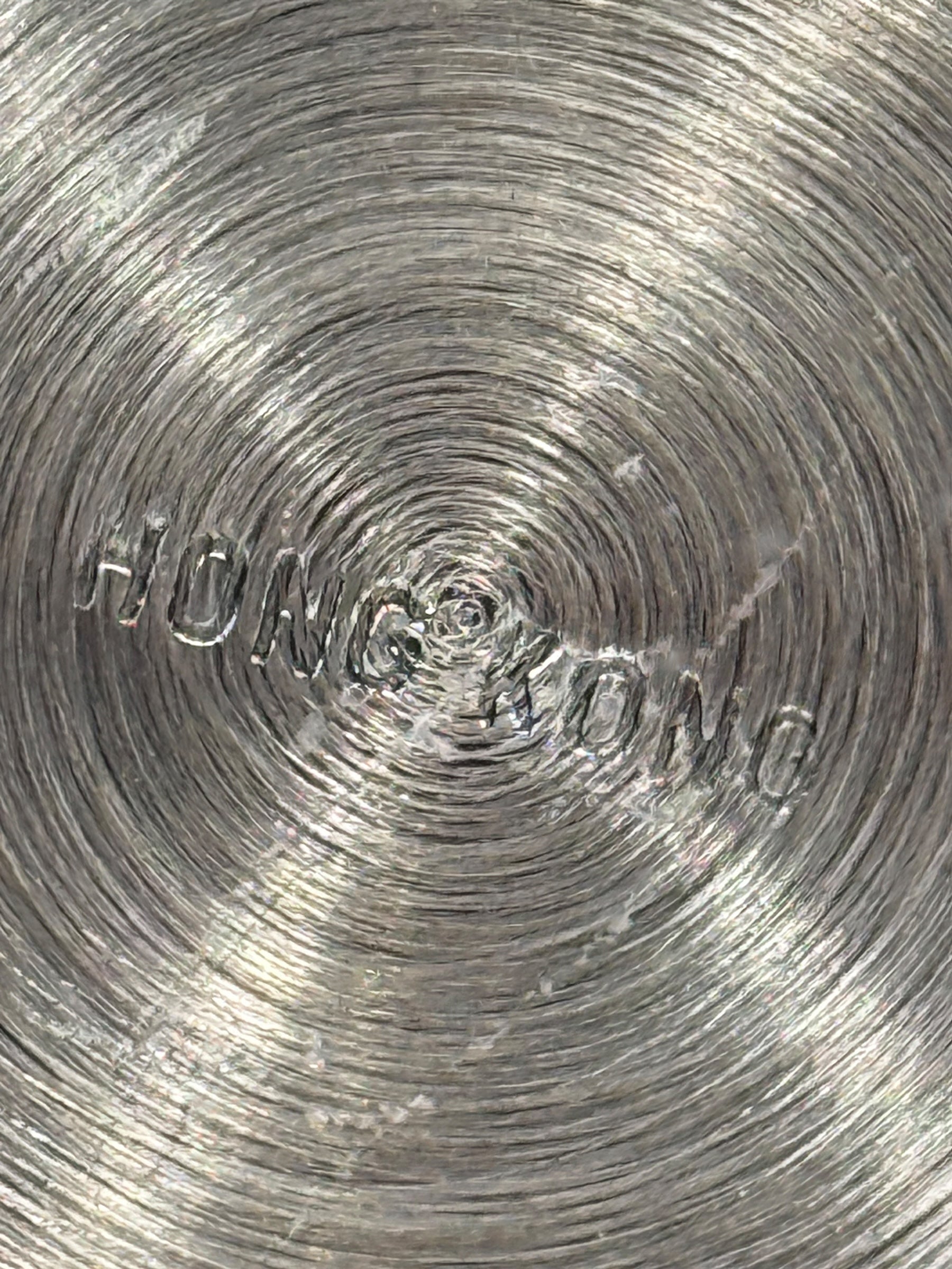 Chope à bière vintage en étain – Chope à couvercle et doublure en céramique, Hong Kong