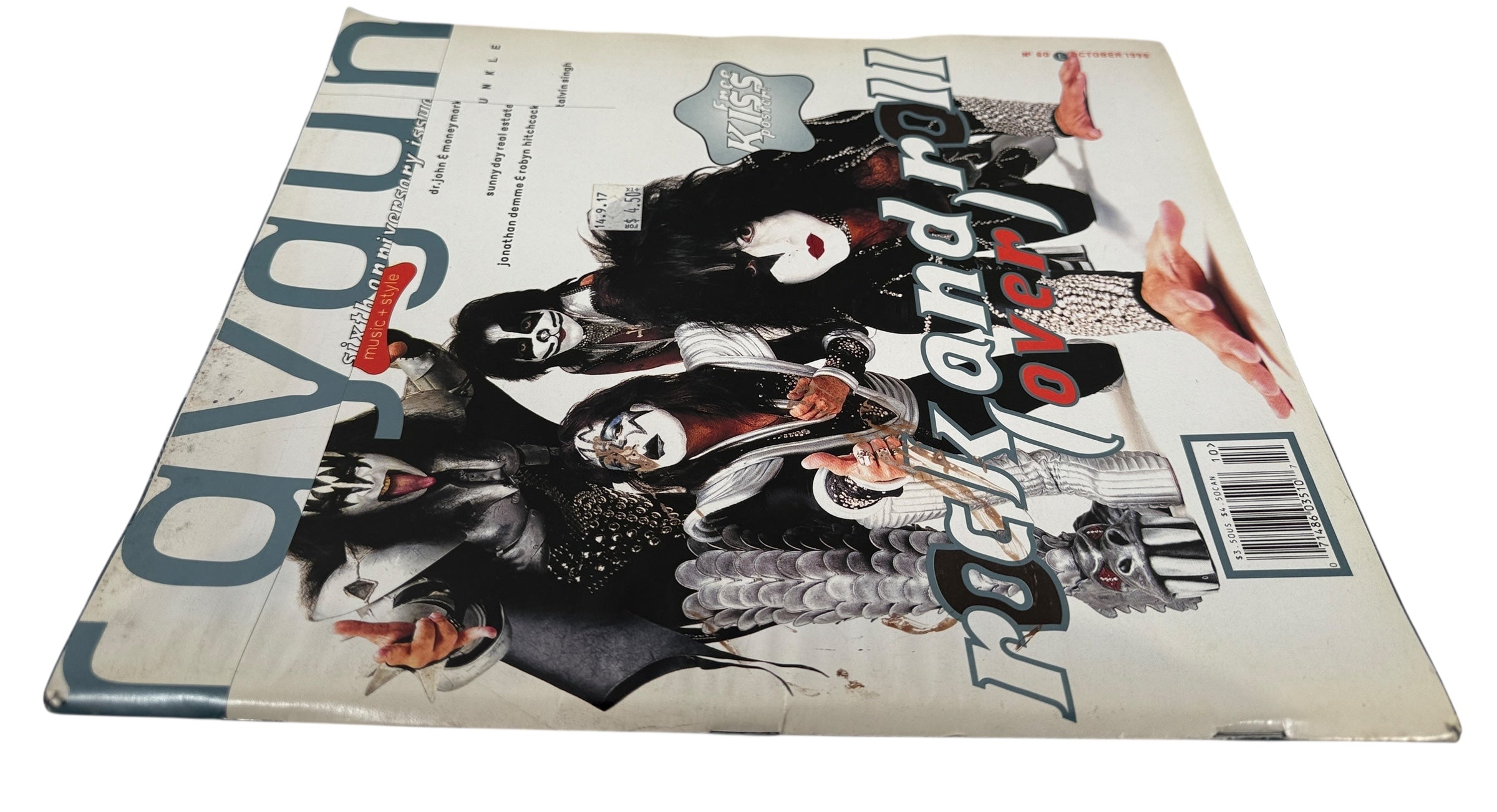 Ray Gun Magazine No.60 – KISS Cover 6th Anniversary (1998) W/ Poster