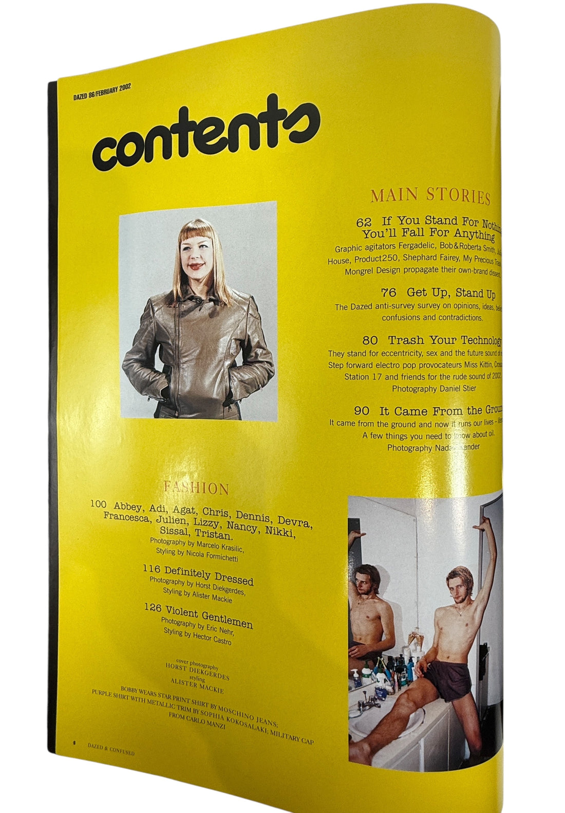 Dazed & Confused | 2002 | Menswear Fashion Special | “New Masculinity”, #86