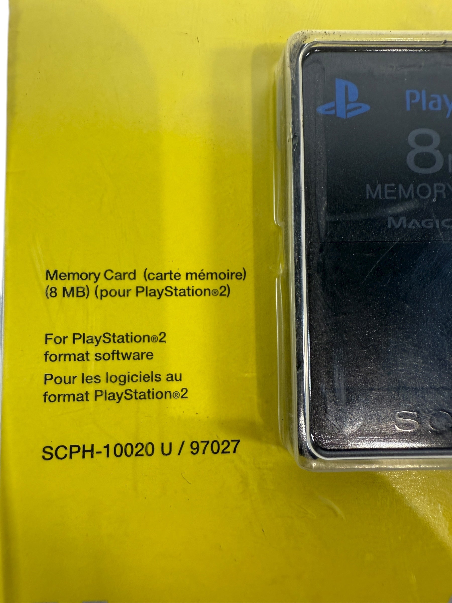 Carte mémoire Sony PS2 8 Mo – Scellée OEM Noire (SCPH-10020 U)