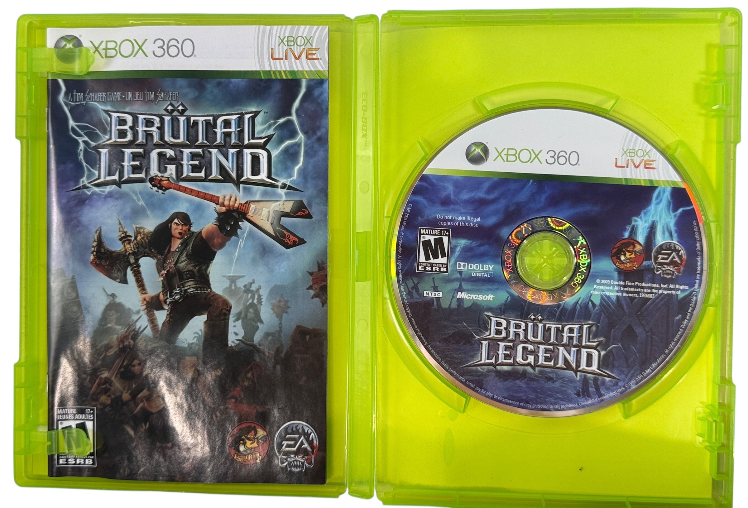 Brütal Legend Xbox 360 – Édition NTSC complète, version bilingue