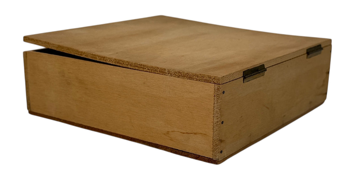 Boîte à gâteau en bois Demel Vienna Sacher Torte du début du XXe siècle