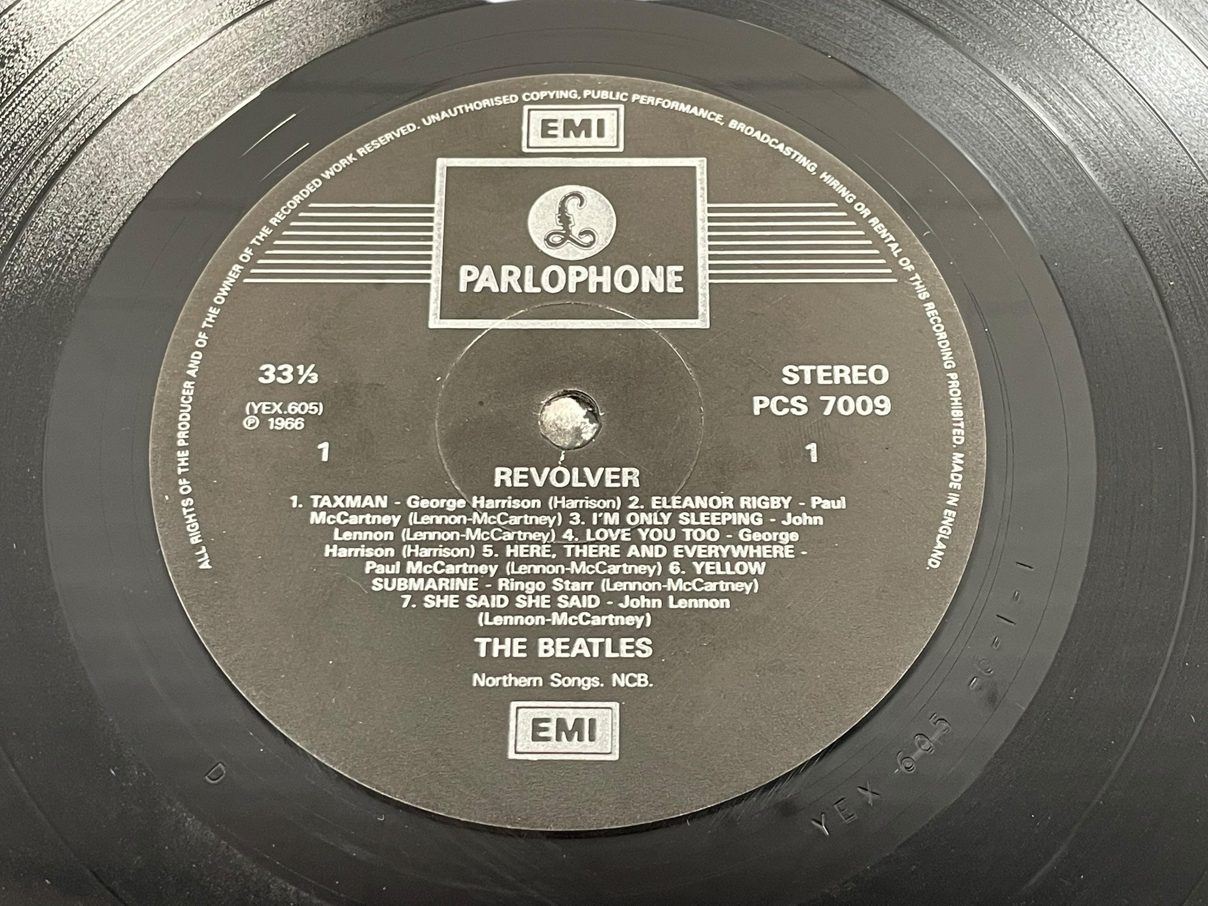 The Beatles – Revolver (UK PCS 7009, F Cover/G Vinyl) Couverture endommagée, Parlophone