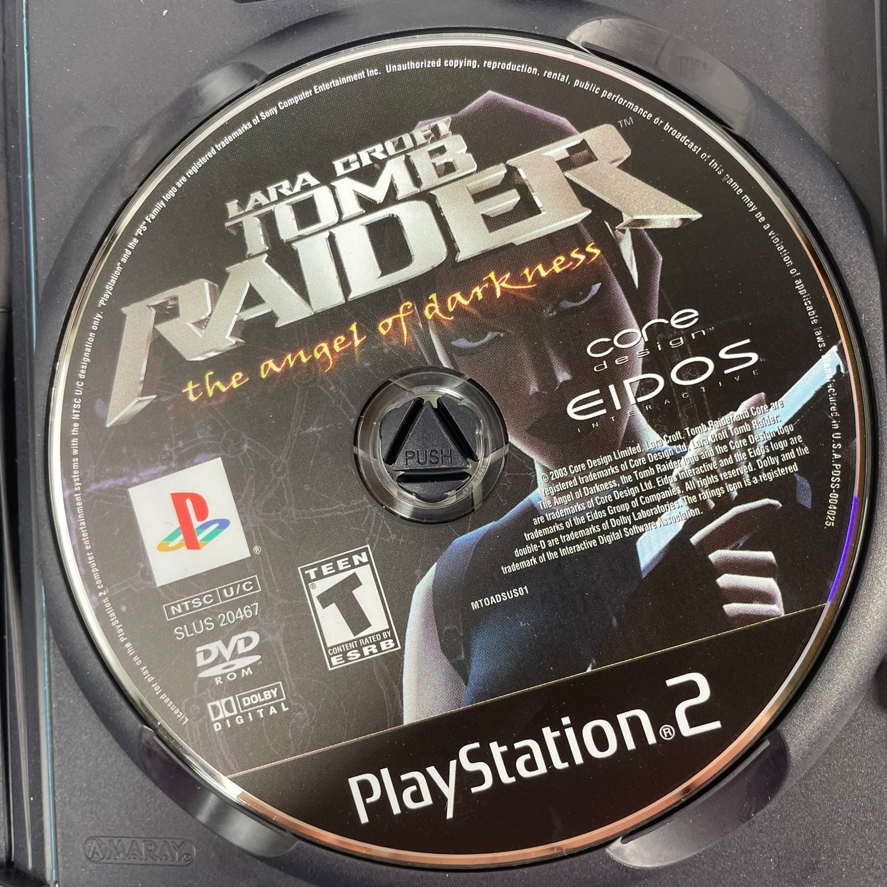 Tomb Raider – Angel of Darkness (PS2, Complete, 2003)