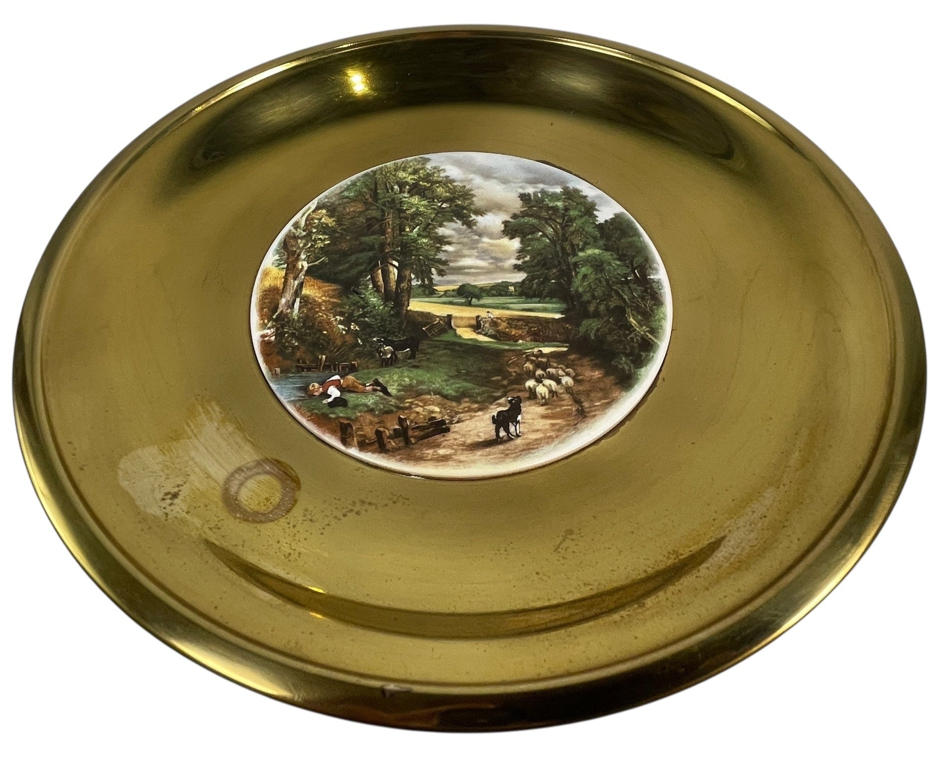 Vintage Solid Brass Foil Print Frames – British Countryside Folk Art (Made in England)