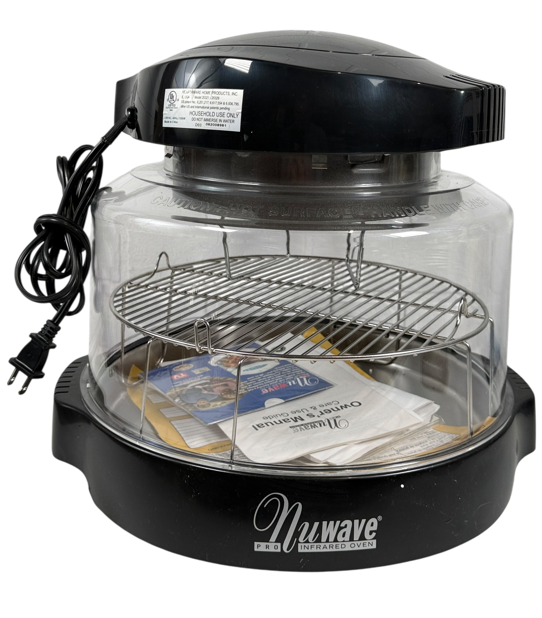 Infrared Pro Plus Oven – NuWave 20602 w/ Stainless Extender, No Carrying Bag