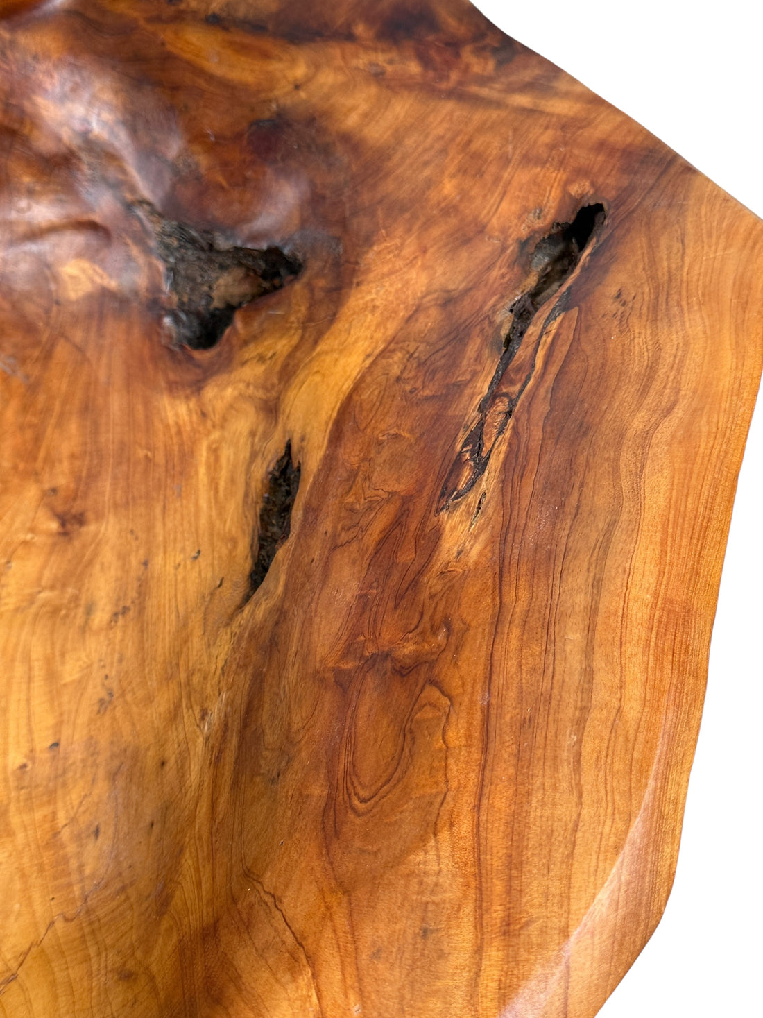 Oversized Olive Wood Root Bowl – Hand-Carved Decorative Centerpiece