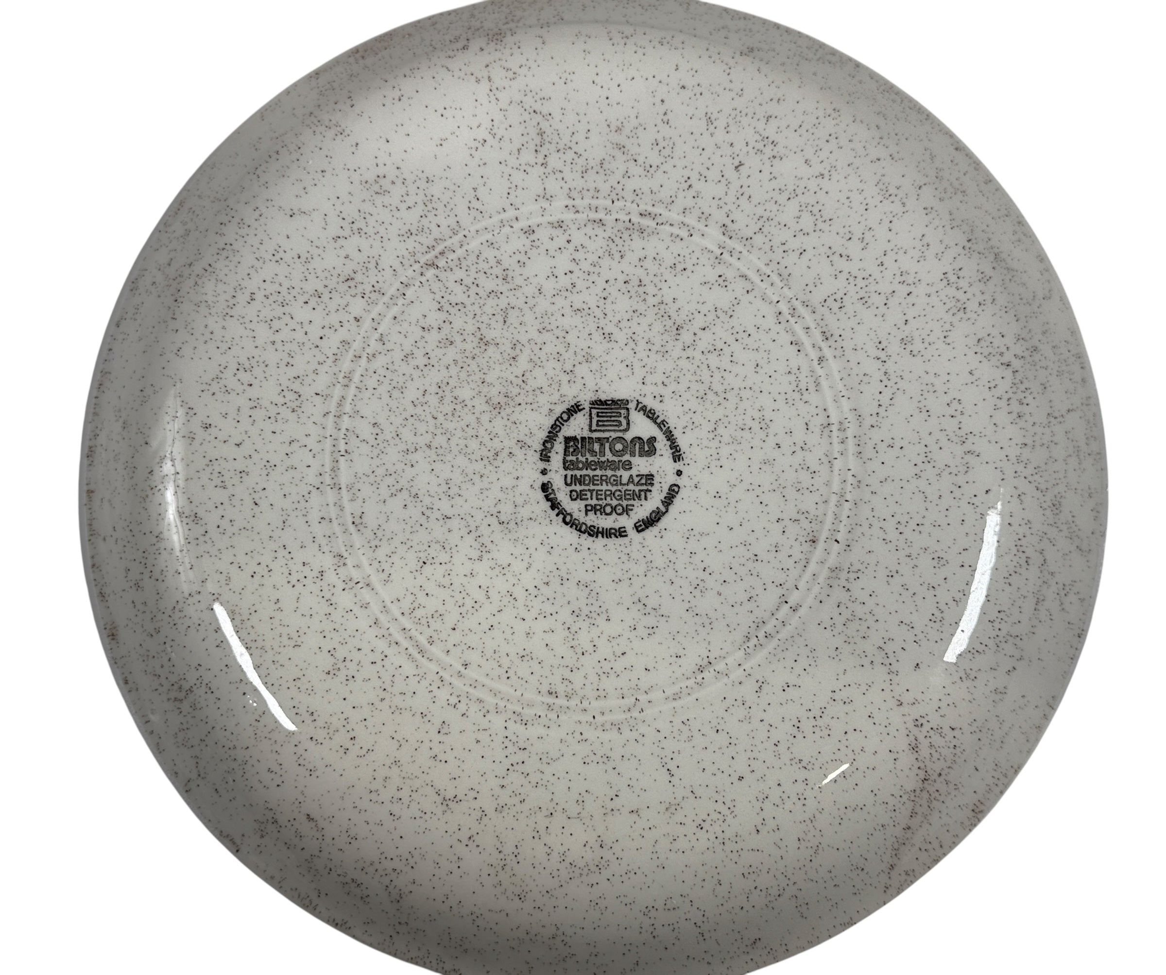 Vintage Biltons Ironstone 12-Piece Dinnerware Set – Retro Starburst – Staffordshire, England – 1960s/70s