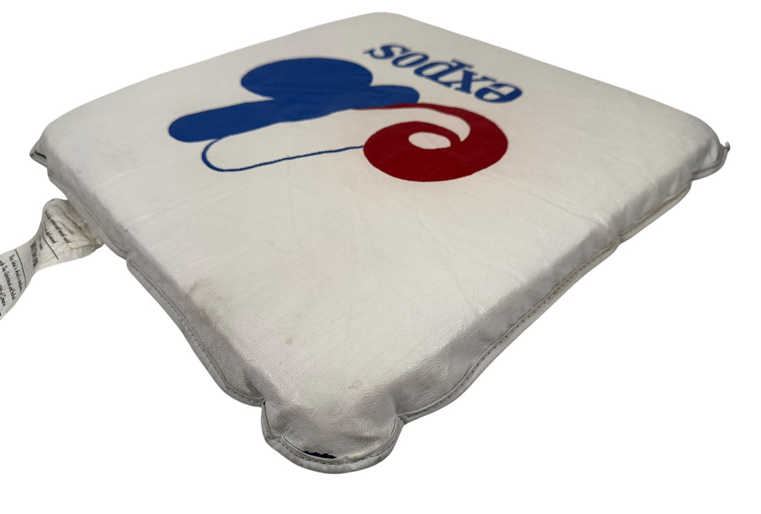 Coussin de siège vintage des Expos de Montréal – Lullaby Products Canada