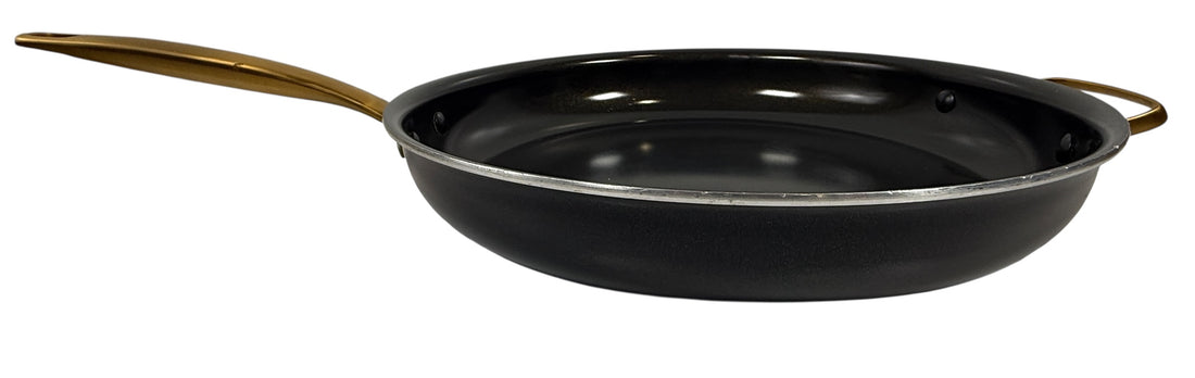 14″ Blue Diamond Nonstick Frying Pan – Diamond Infused, Helper Handle