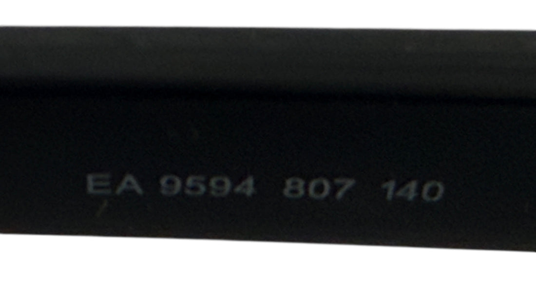 Lunettes de vue Emporio Armani EA9594 – Modèle 807 Noir 53–14–140 Fabriquées en Italie