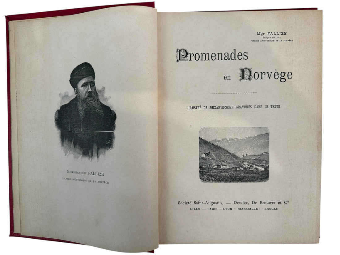 Promenades en Norvège – Livre de voyage illustré Fallize des années 1890