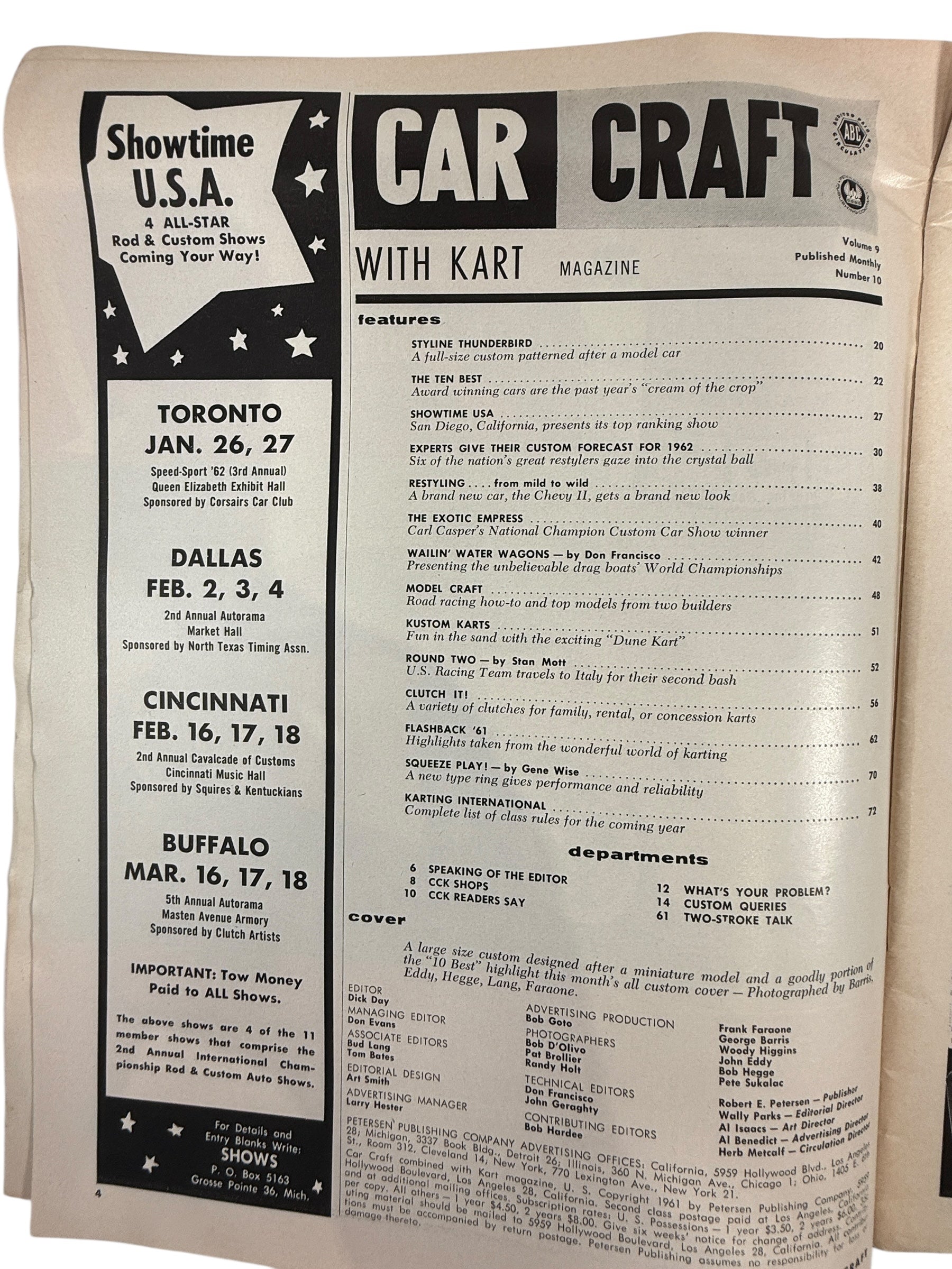 1962 & 1963 Car Craft Magazines – Customs & Surf Wagons