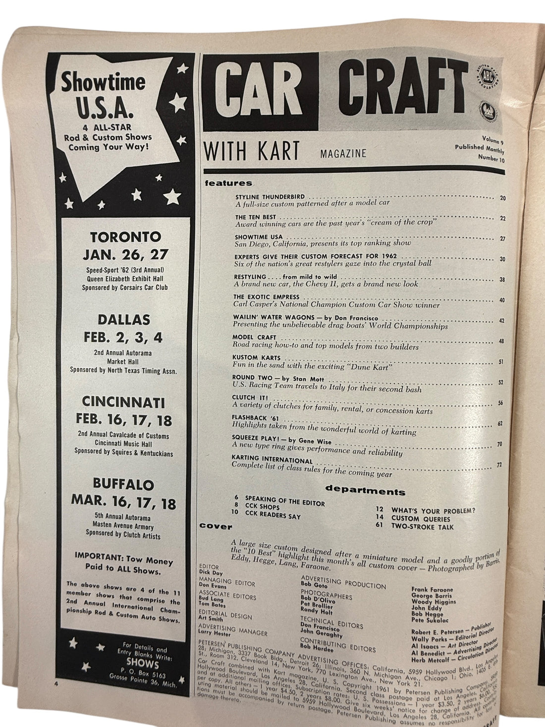 1962 & 1963 Car Craft Magazines – Customs & Surf Wagons