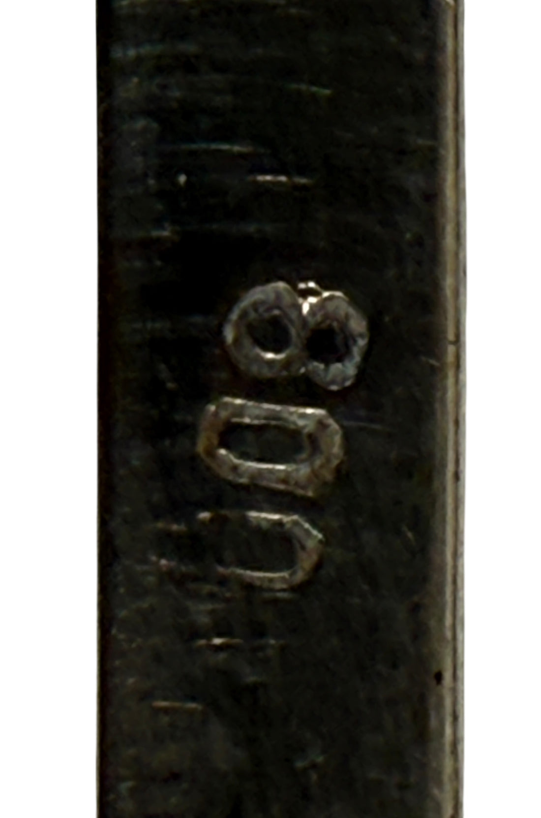 Pelle à pâtisserie percée en argent 800, style européen ancien, 47 g, motif floral rococo