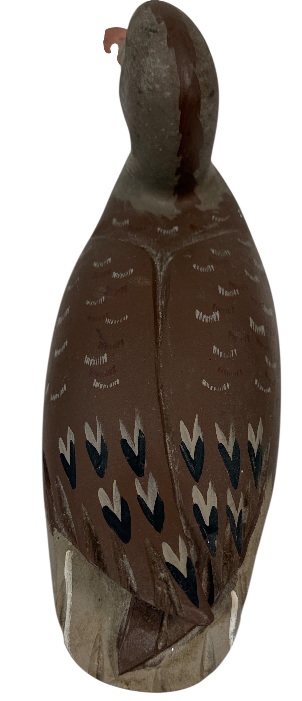 Vintage 12″ Wooden Duck Decoy – Signed Sculpture Tremblay Canada Folk Art