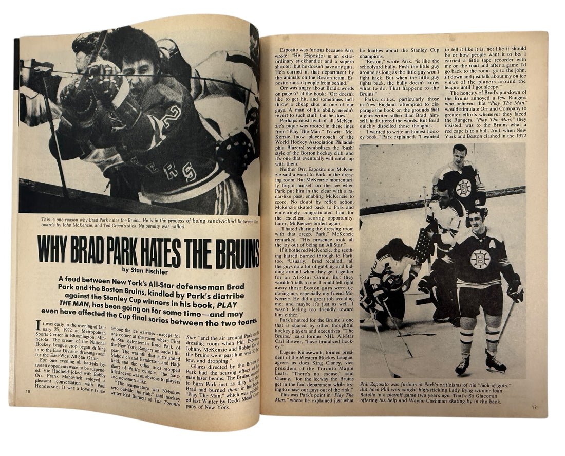 1972 Action Sports Hockey – Bobby Orr & Brad Park Issue