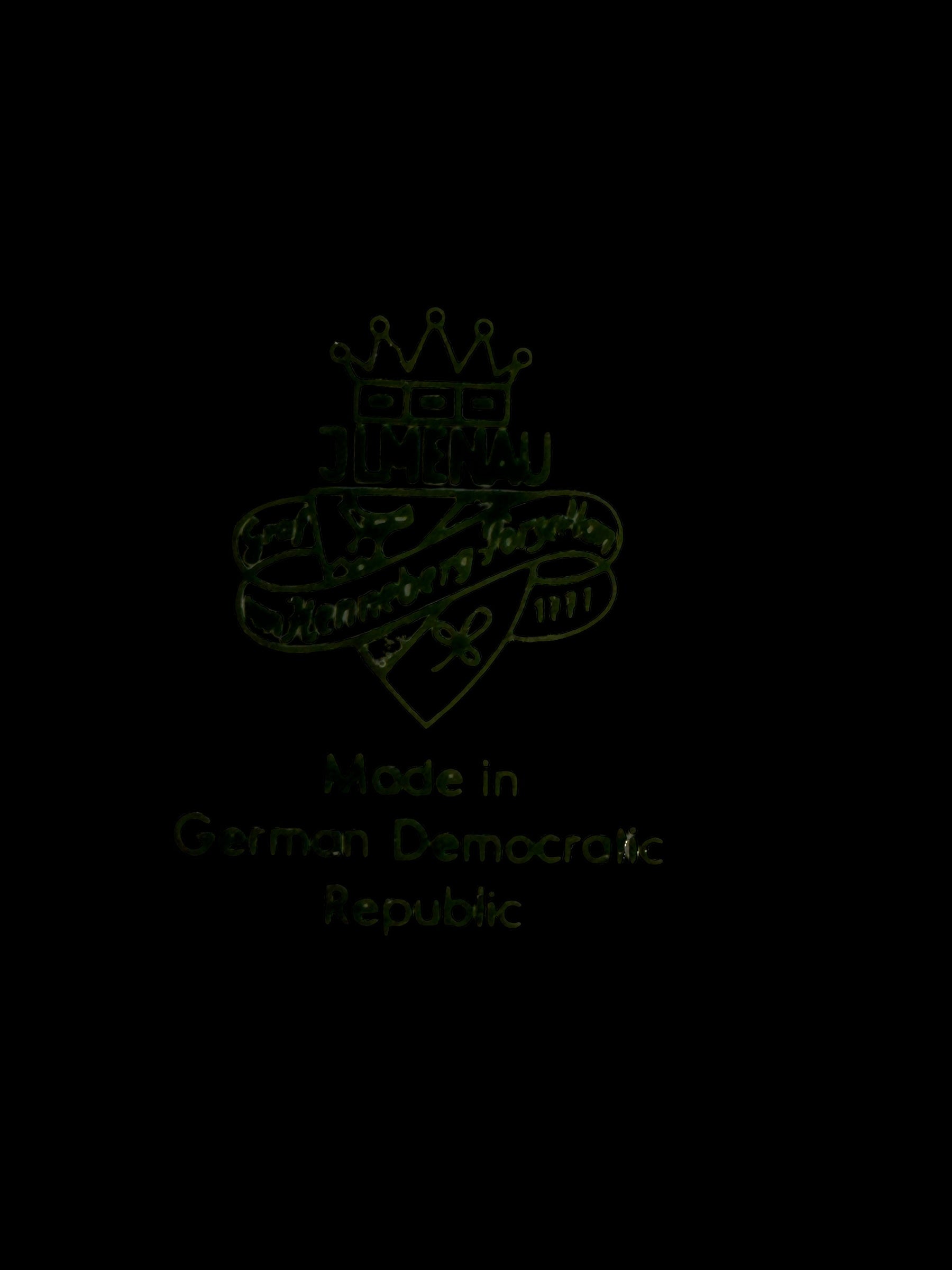 Ensemble de 3 coupes à fruits vintage en porcelaine JLMenau – RDA (Allemagne de l'Est)