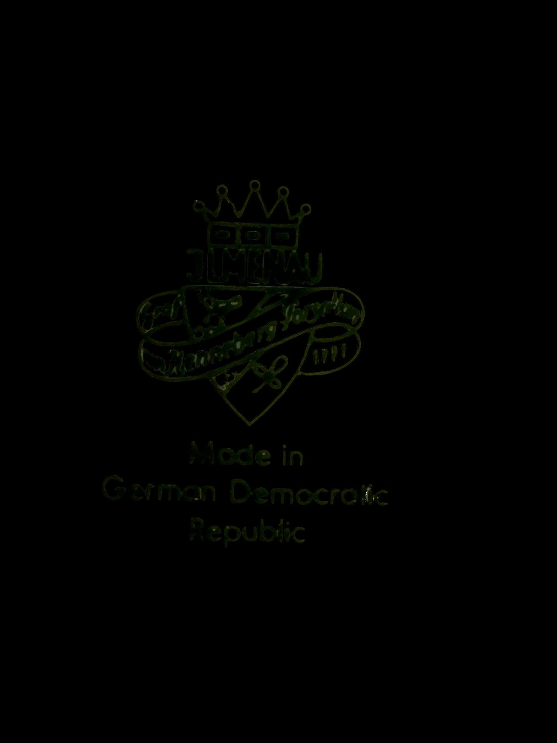 Ensemble de 3 coupes à fruits vintage en porcelaine JLMenau – RDA (Allemagne de l'Est)