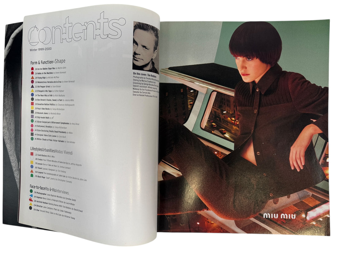 Magazine BlackBook – Hiver 1999/2000, numéro 13, couverture de Tim Robbins